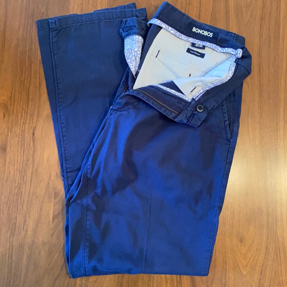 Bonobos navy chino 32 x 30 pants